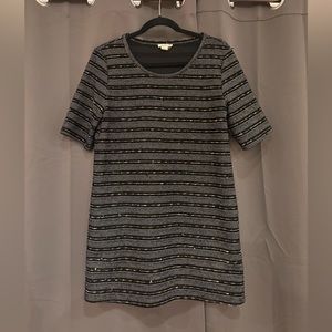 LoveRiche black tweed dress